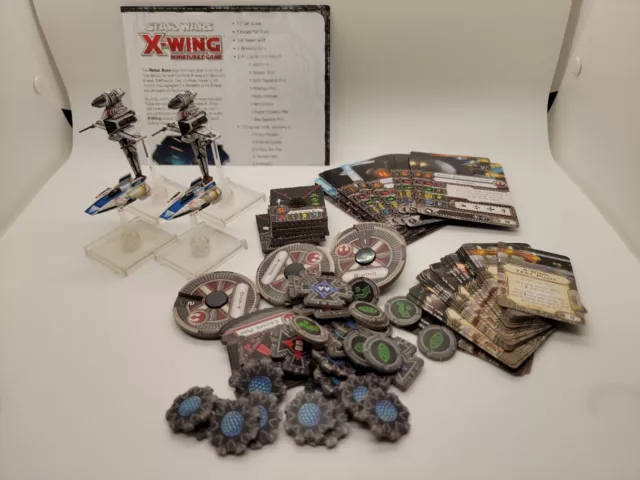 Star Wars X-Wing Miniatures Rebel Aces A-Wing B-Wing Set of Two