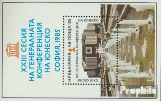 Briefmarken Bulgarien 1985 Mi Block157 postfrisch