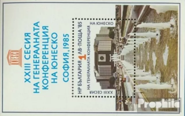 Briefmarken Bulgarien 1985 Mi Block157 postfrisch