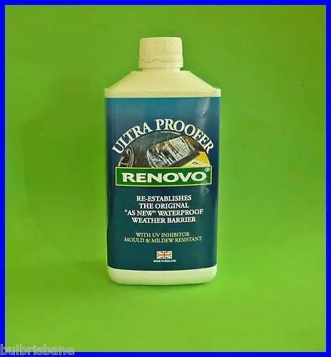 Renovo,Canvas Soft Top,Ultra-Proofer, Large 1 Litre.