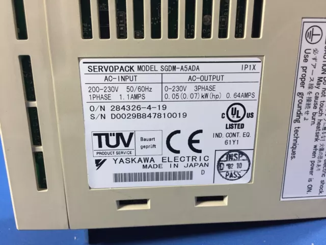 Servo Drive Yaskawa Sgdm-A5Ada 2