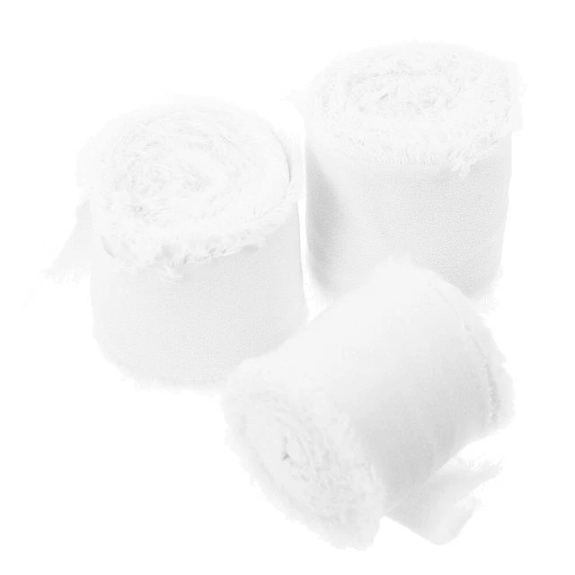 3 Rollen von Dekor Band für Blumen für Dekor Blumenstrauß Hochzeit