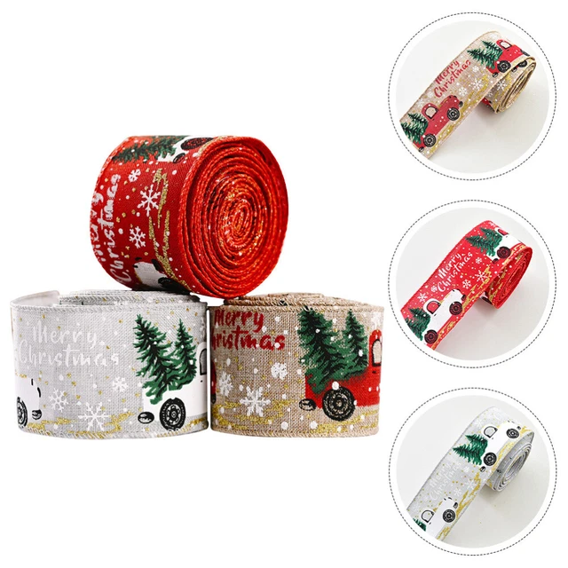 3 rollen Von Praktische Nützlich Geschenk Verpackung Band Weihnachten Baum Band