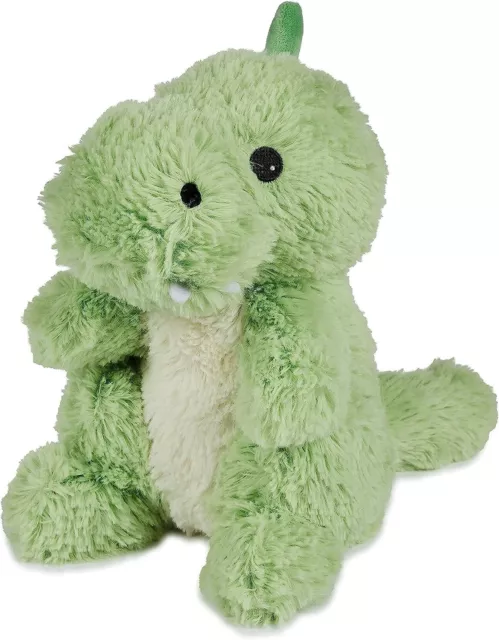 Warmies Microwavable heatable green baby dino Soft Scented plush toy Intelex new