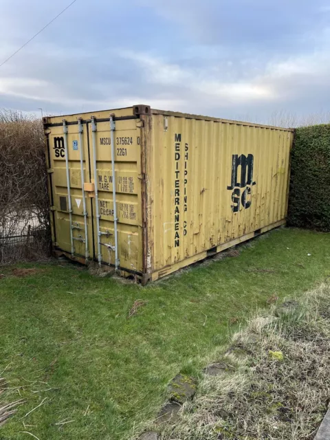 20 foot shipping container used