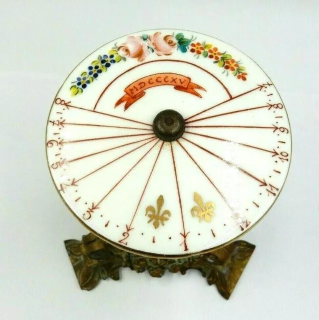 Antique 1815 French Standing Sundial Signed " V. Kleber Watchmaker Of Besançon " Antique 1815 French Standing Sundial Signed " V. Kleber Watchmaker Of Besançon "