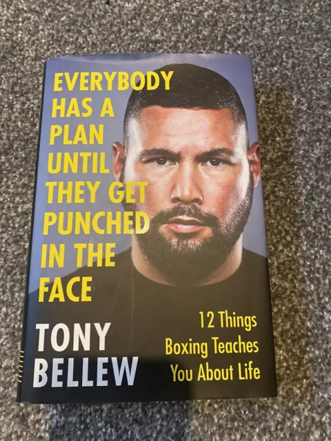 TONY BELLEW  Autobiography 1st Edition H/B Book Every Body Has a Plan
