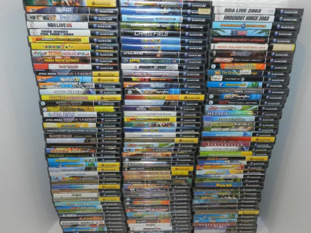 Nintendo Gamecube Games Tested - You Pick & Choose Video Game Lot USA