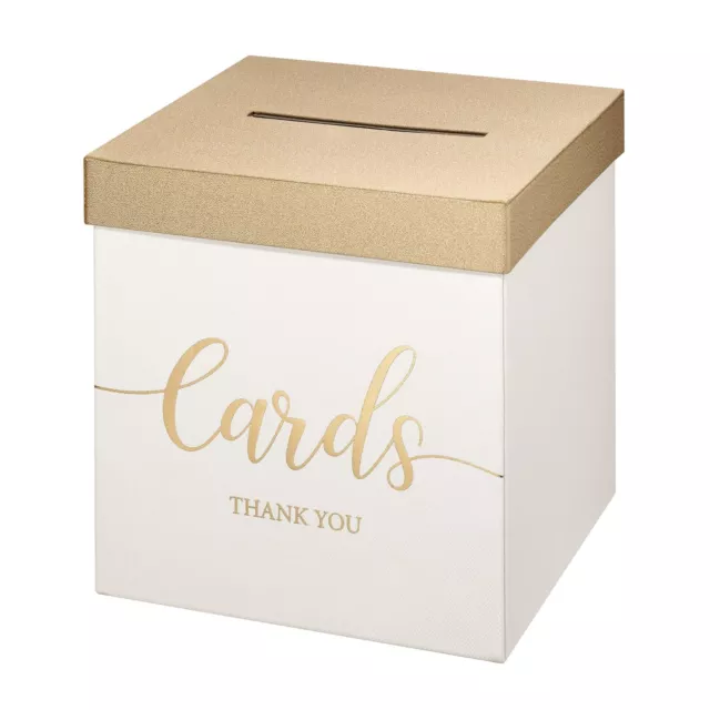 Lillian Rose Ivory Wedding Card Money and Gift Box, 9.75"