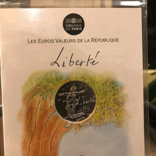 pièces monnaie de Paris 10 euros argent les valeurs de la République