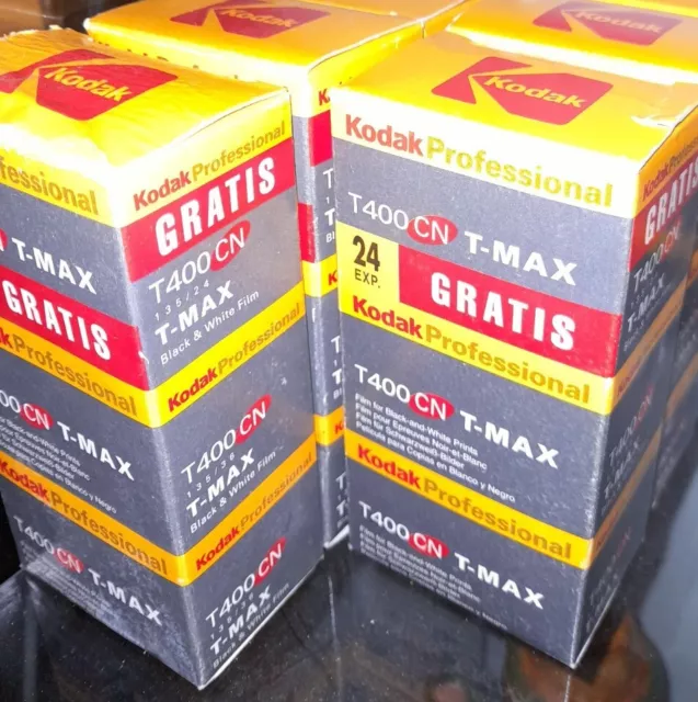 Stock Lot 6pcs Kodak T MAX 400 cn New Mint Rare 125/24 Block