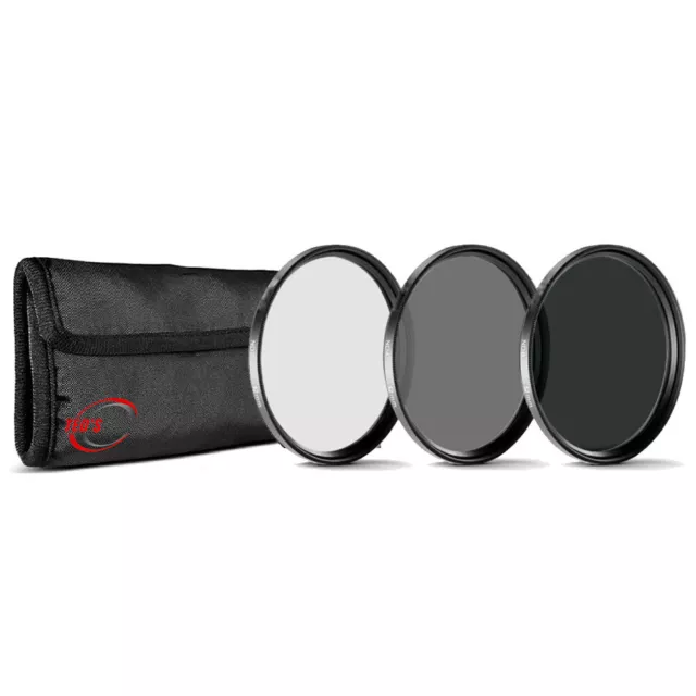 Vivitar UV CPL ND8 Filter Kit Multi-Coated HD Lenses for Canon Nikon Sony