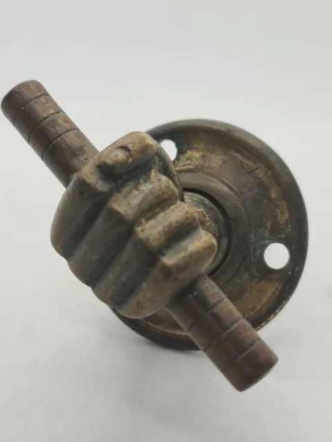 Pair of St Julien Hand Crafted Brass Oval Door Knobs Handles