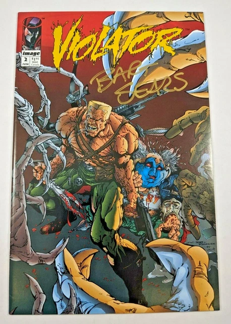 Violator Vol 1 #2 1994 [9.4 NM] Signed Bart Sears Cover Artist High Grade Image
