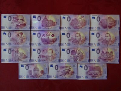 scheine zu wählen notes to choose 0 Euro Souvenir billets SPECIMEN à choisir 