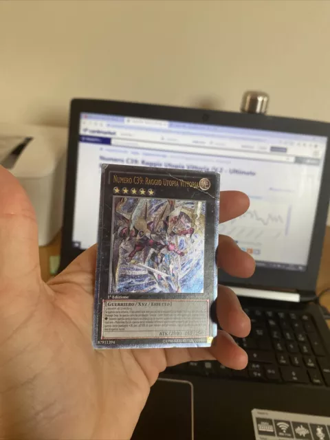 Yu-gi-oh! Numero C39 Raggio Utopia Vittoria ULTIMATE RARE Yu-gi-oh! Numero C39 Raggio Utopia Vittoria ULTIMATE RARE
