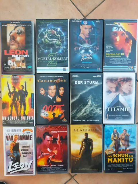 45 VHS Videokassetten Konvolut (Abholung)