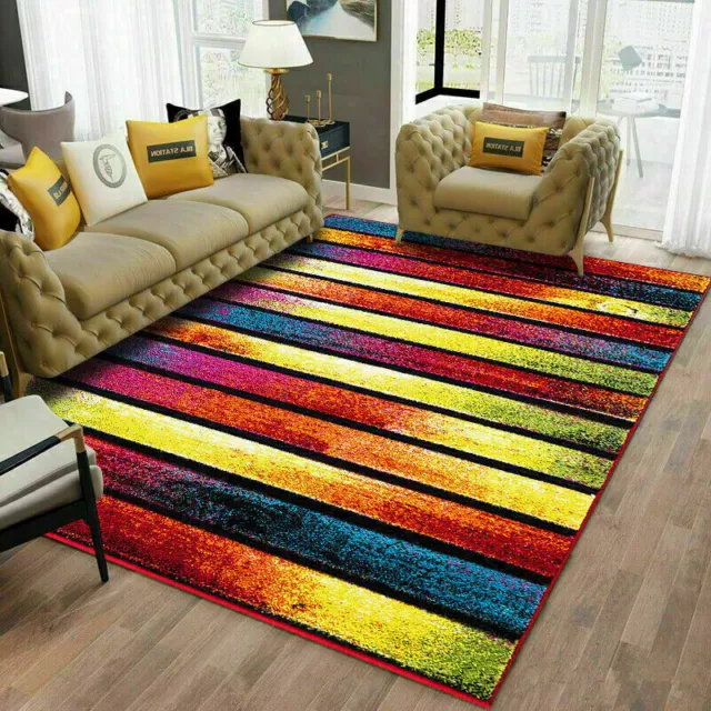 Modern Luxury Hand Carved Multi Colour Carpets Small Large Floor Rugs Runner Mat