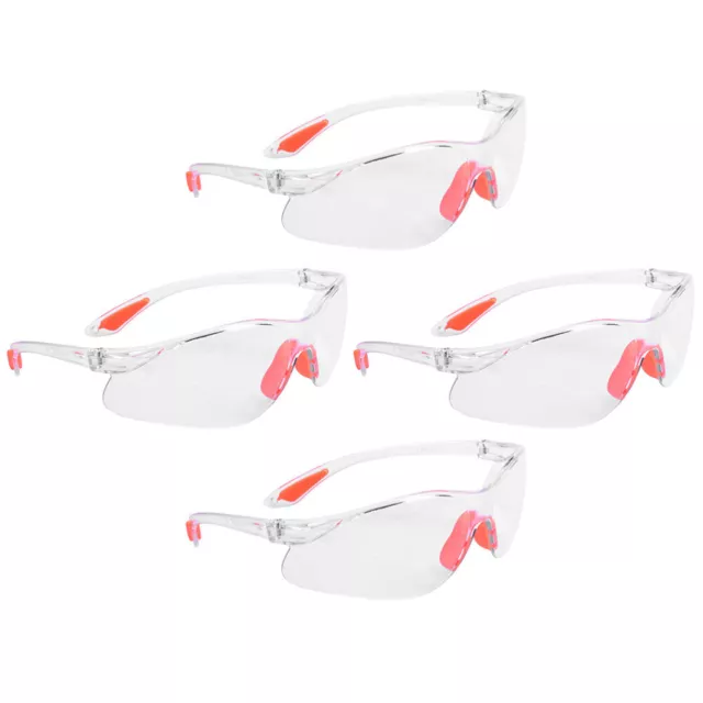 4 un. gafas de seguridad en el trabajo portátiles no confiables a prueba de roturas gafas de seguridad para hombre