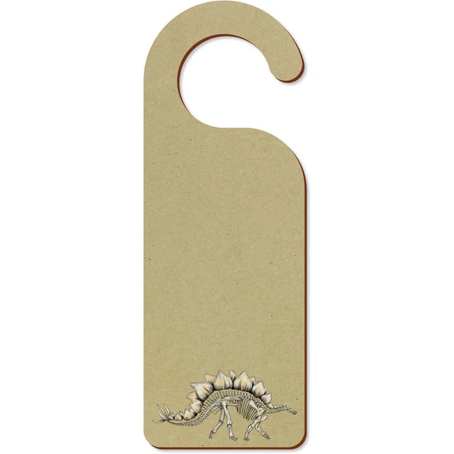 'Esqueleto Stegosaurus' 200 mm x 72 mm Colgador de puerta (DH00034891)