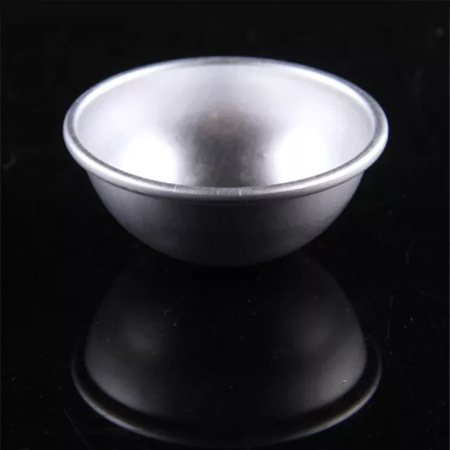 2Pcs Metal Round Cake Mould Making Ball Sphere Diy Craft Baking Mold