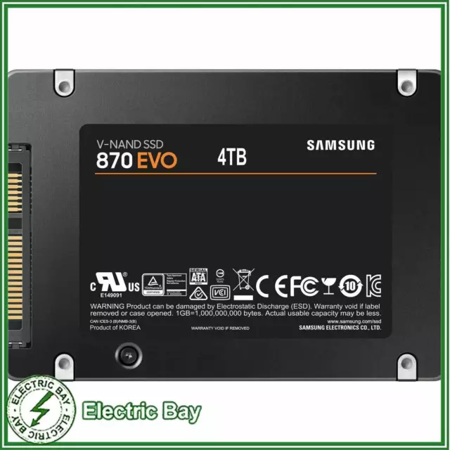 Samsung Internal SSD 870 QVO EVO 1TB 500GB 2TB 4TB 250GB 2.5" Solid Drive SATA