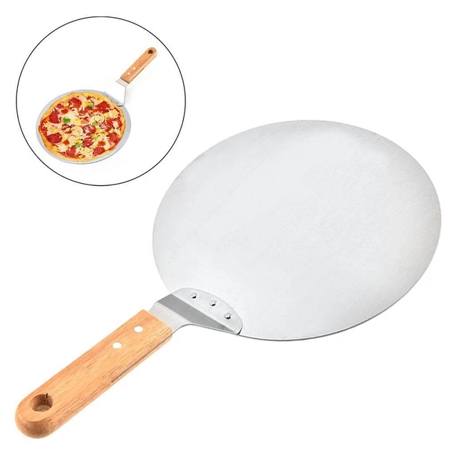 Herogo Pizzaschaufel 7 Zoll Mit Abnehmbarem Griff - Edelstahl-Pizzawender Für Ofen & Grill, Spülmaschinenfest