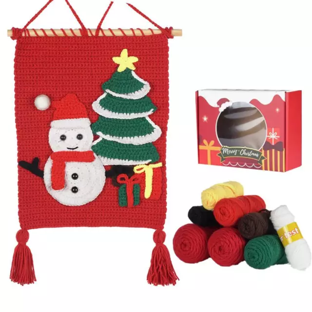 Beginner Christmas Crochet Kit Kid Animal Cotton Crochetta Starters DIY  Knitting Crochet Tool Set Knitting Enthusiast