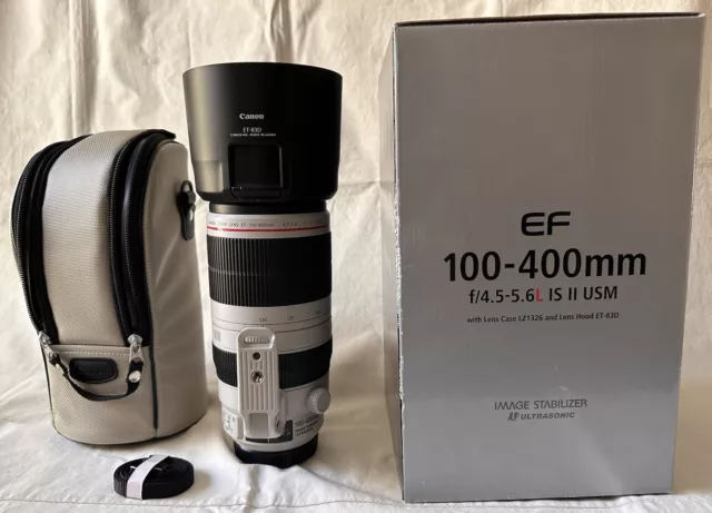 Canon EF 100-400mm f/4.5-5.6L IS II USM as-new