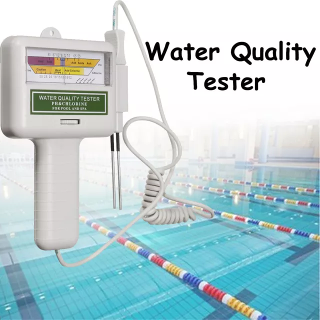 Chlorine PH / CL2 Water Quality Tester Level Meter For Swimming Pool Spa Hot Tub