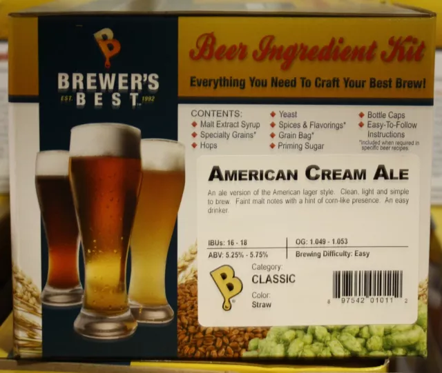 Kit de ingredientes de cerveza casera American Cream Ale