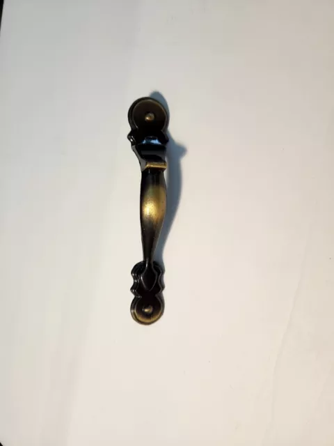 8 NEW National Hardware Antique Brass Finish Cabinet Drawer Pull Handles