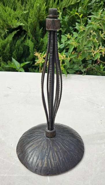 SHINEOFI Pied De Lampe De Table Rond 150 Mm En Fer Métallique Doré