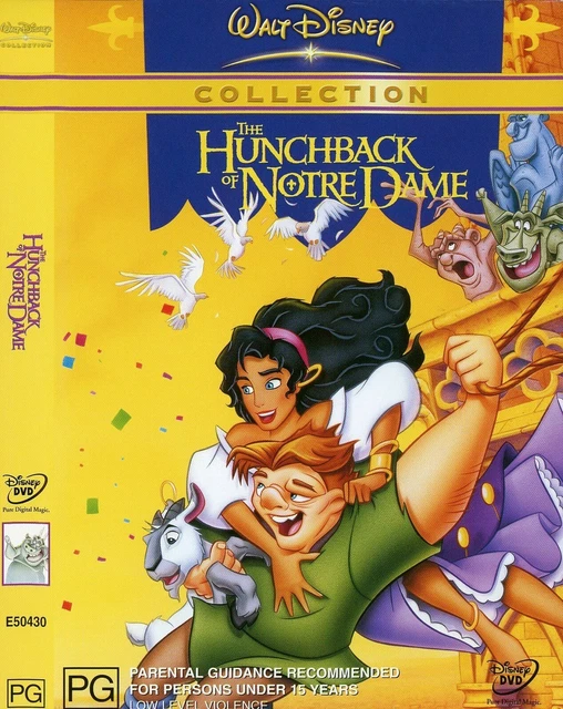 The Hunchback Of Notre Dame DVD (Region 4) VGC Walt Disney Collection