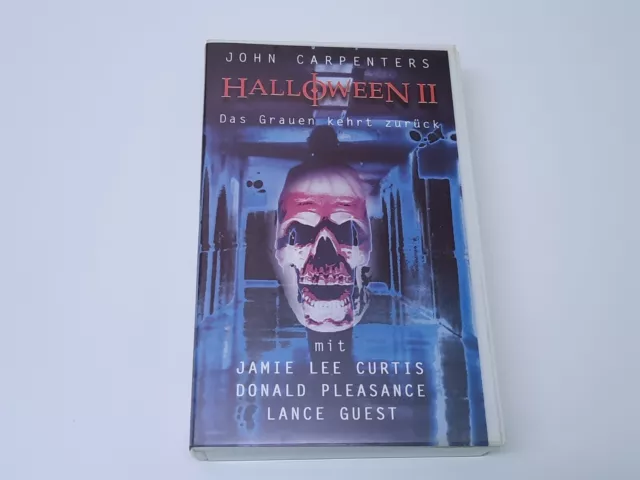 Halloween II 2 1981 VHS German PAL Video Jamie Lee Curtis Donald Pleasence