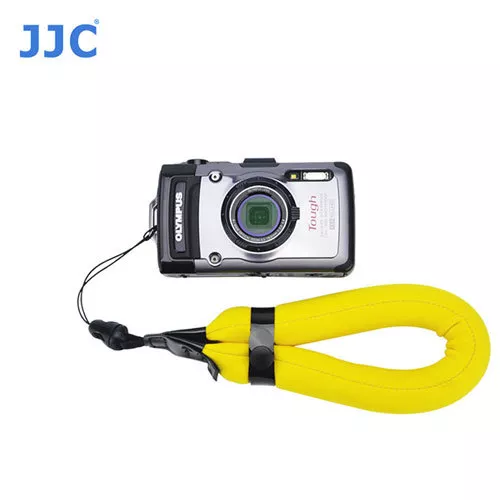 JJ Waterproof Camera Float Strap GoPro For Nikon Canon Yellow XP130 X140 TG5 TG6