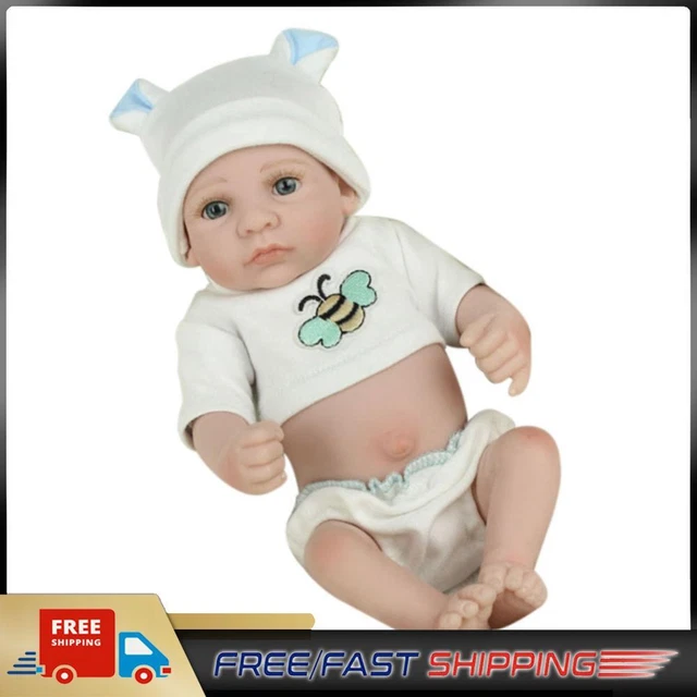 28cm Reborn Baby Dolls 3D Skin Lifelike Reborn Dolls Collection Art Appease Toys
