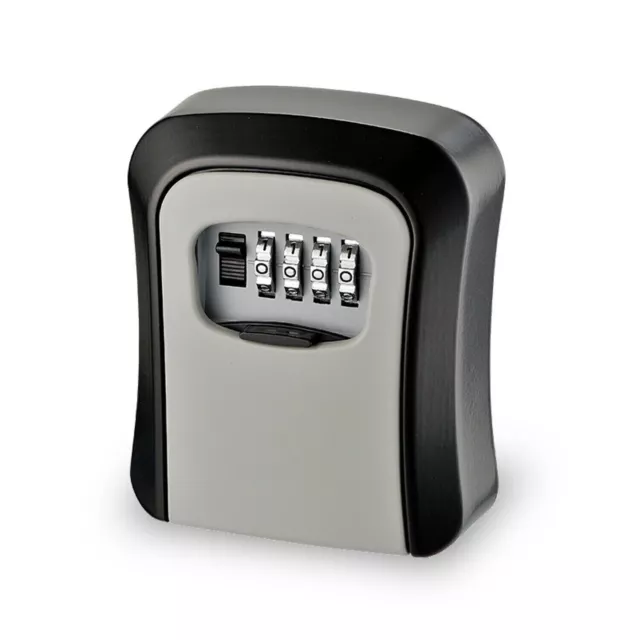 Key Lock Box Combination Wall Non Metal 4 Digit Security Storage Case Organizer