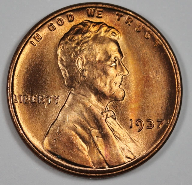 1937 Lincoln Head Cent.  Gem BU.  181971