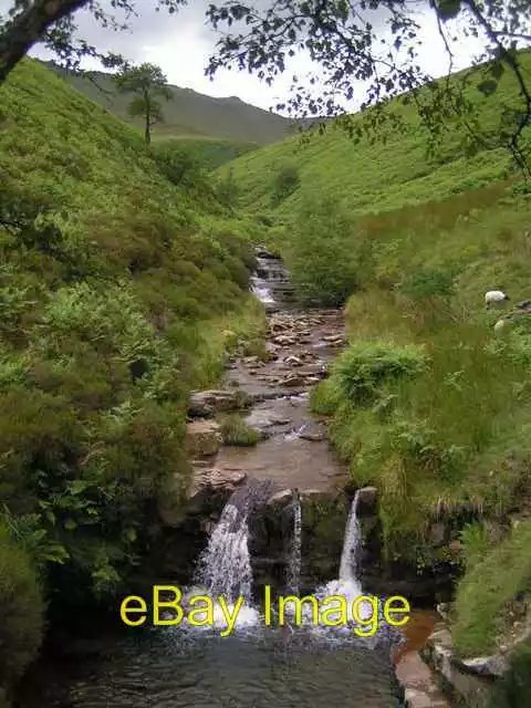 Photo 6x4 Fair Brook Grindsbrook Booth Looking up the valley towards Seal c2006