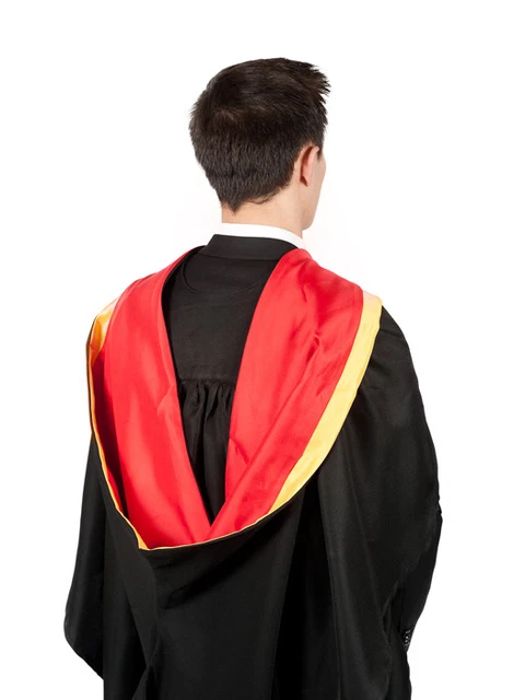 Bachelor Graduation Gown, Hat, And Burgon Hood Set – Fluted Academic Cap University