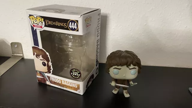 Funko Pop # Herr der Ringe 444 # Frodo Baggins CHASE # Glow in the Dark