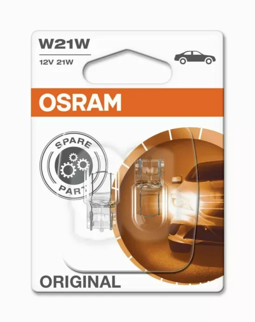 Osram W21W 12V 21W W3x16d 2st. Blister OSRAM Glassockellampe