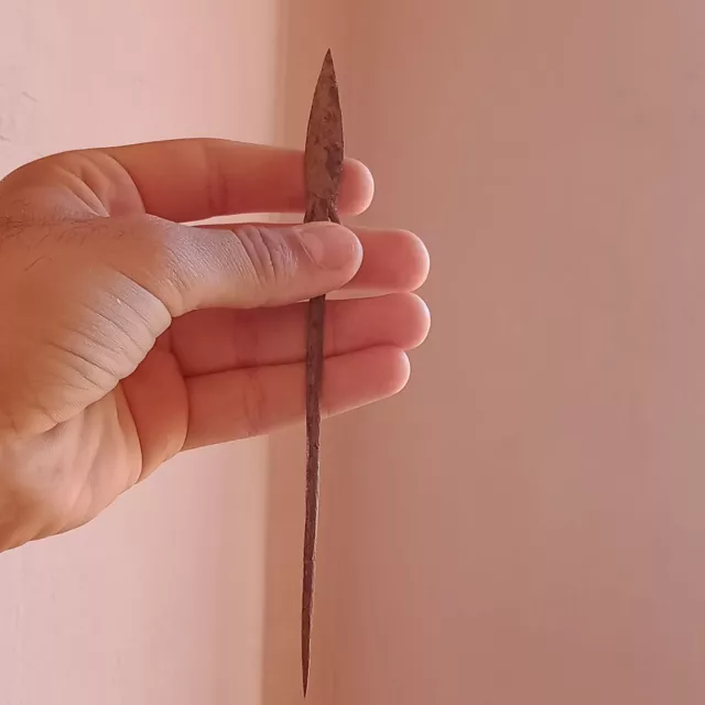 Detector Finds Ancient Roman Longshot Iron Arrowhead 200-300Ad