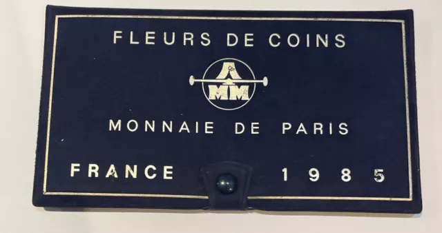 Coffret Fleur de Coins FDC 1985 - 12 pièces Francs - France