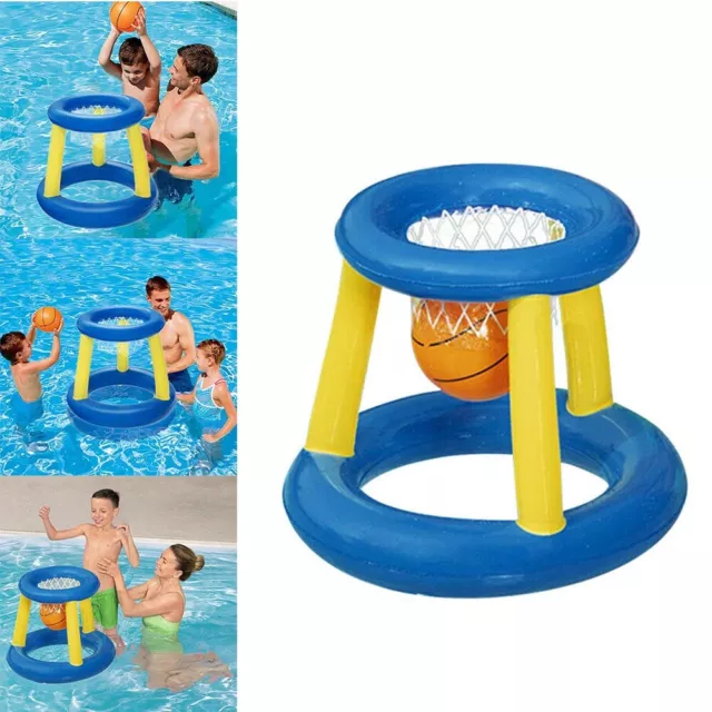 Inflatable Basketball Swimming Pool Toy Ring Floating Children Water Sport Games