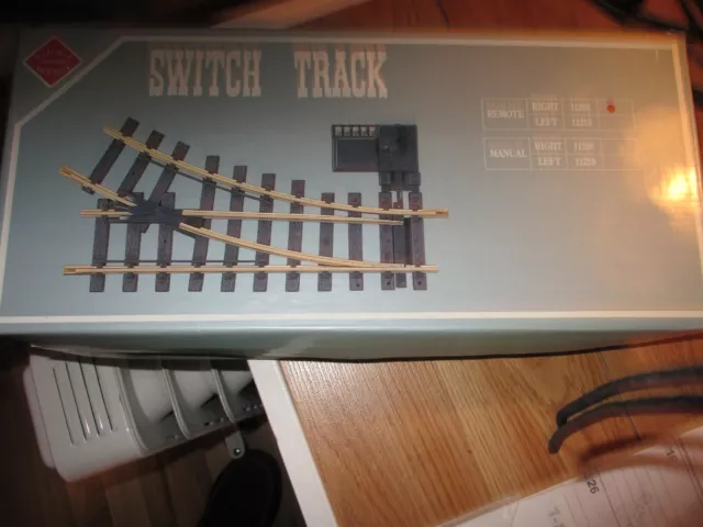 AristoCraft REA Train G Scale REMOTE RIGHT HAND Switch Track #11205~NEW in BOX