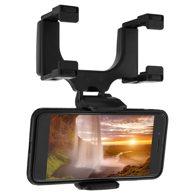 Berceau De Support De Téléphone Portable Pour Rétroviseur De Montage De Voiture