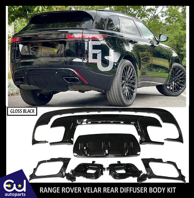 FOR RANGE ROVER Velar L560 17+ Rear Bumper Diffuser Dynamic Look ...