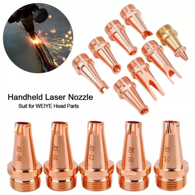 Red Copper CQWY Laser Welding Nozzle for WEIYE Head Parts Welding Accessories